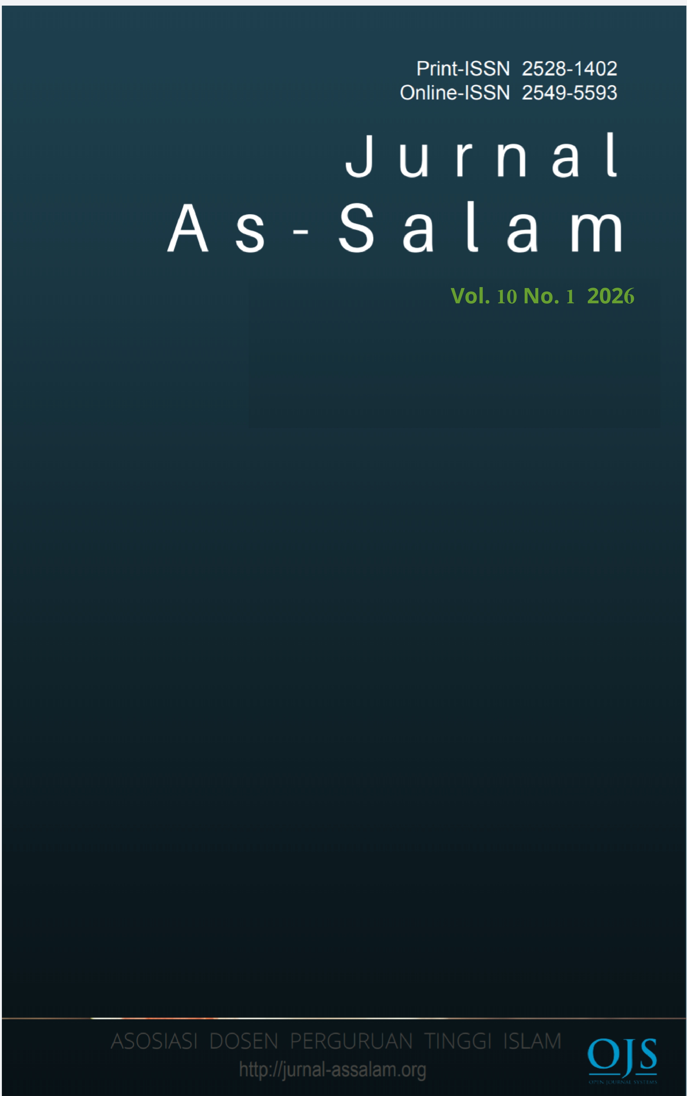 					View Vol. 10 No. 1 (2026): Jurnal As-Salam
				