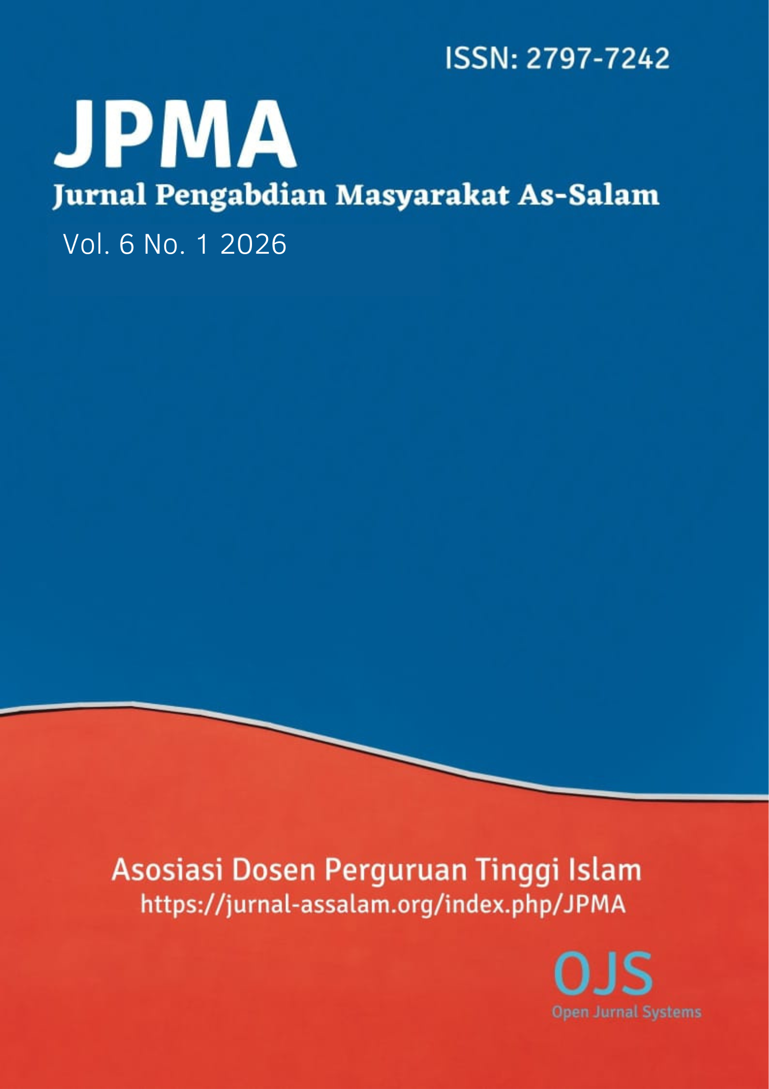 					View Vol. 6 No. 1 (2026): Jurnal Pengabdian Masyarakat As-Salam (JPMA)
				