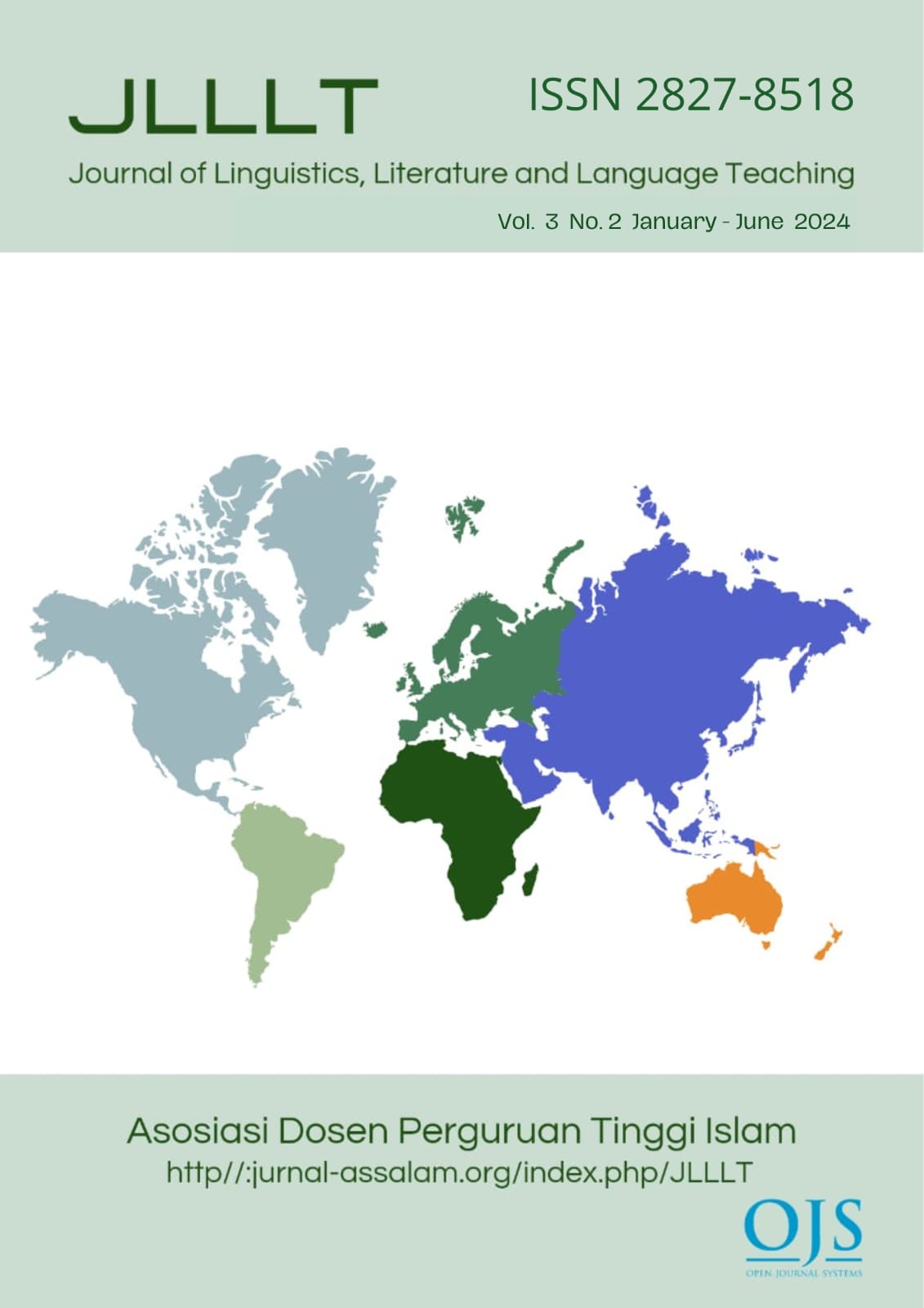 					View Vol. 3 No. 2 (2024): Journal of Linguistics, Literature and Language Teaching (JLLLT)
				